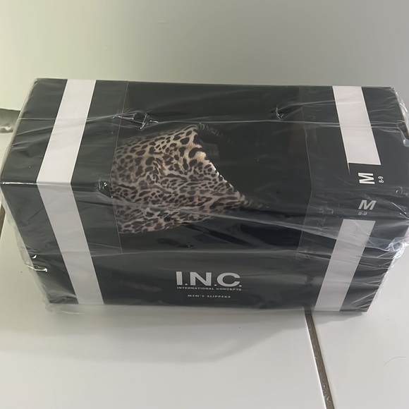 Macy's Other - Men's Animal-Print Satin Slippers